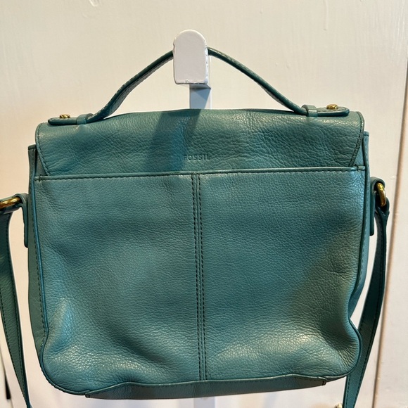 Fossil Elegant Green Leather Shoulder Bag - Picture 4 of 9